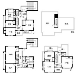 中野区新井2丁目35-2戸建の物件間取画像